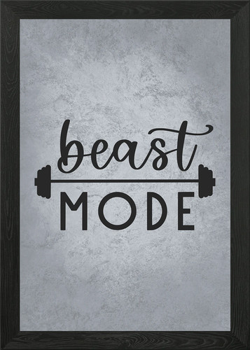 Beast mode framed - framed, wall