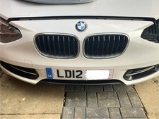 BMW 1 Series F20 2012 Front Bumper Complete Paint Colour A96 White Pearl
