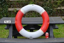 Used old plastic life ring - old,