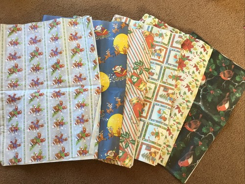 Vintage christmas wrapping - christmas,