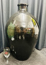 Very Large Black Glazed Clay Pot