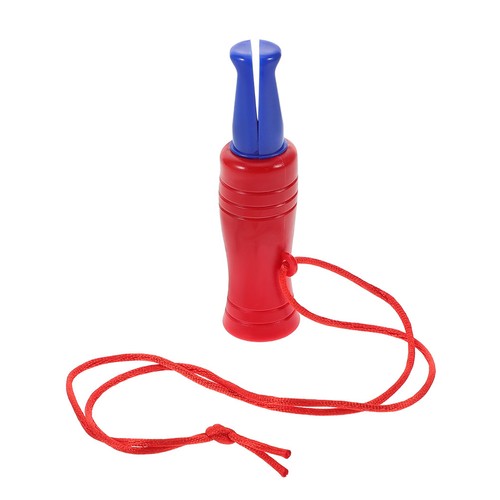 Reusable plastic duck - plastic, whistle