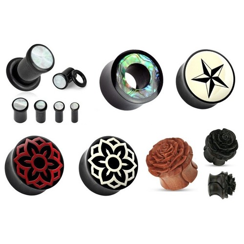 Organic ear plug flesh tunnel - plug,