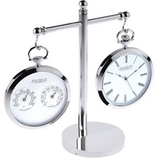 Clock and Thermometer Set in