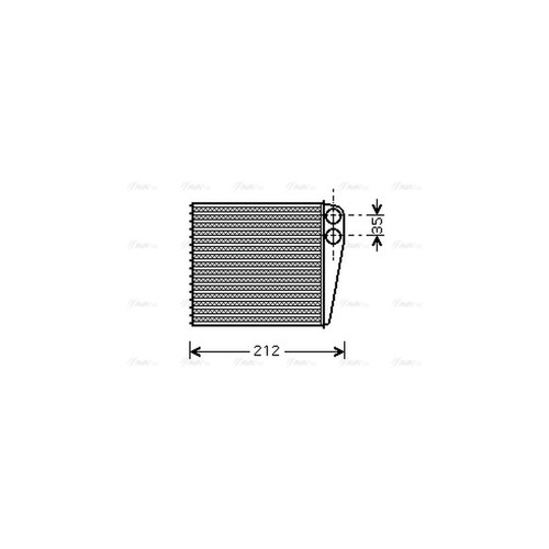 Heat exchanger for renault - heat,