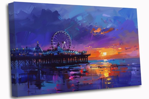 Brighton pier twilight - pier,