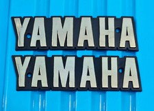 YAMAHA RX100 RXS RX115 RX125 FUEL TANK EMBLEM BADGE SET NEW
