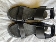 United Nude Delta Run Wedge Sandals Black UK 8 VGC in UN Box