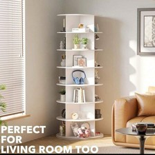 7 Tier Rotating Shoe Rack