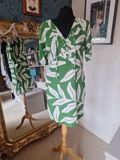 Next Linen Blend Dress Size
