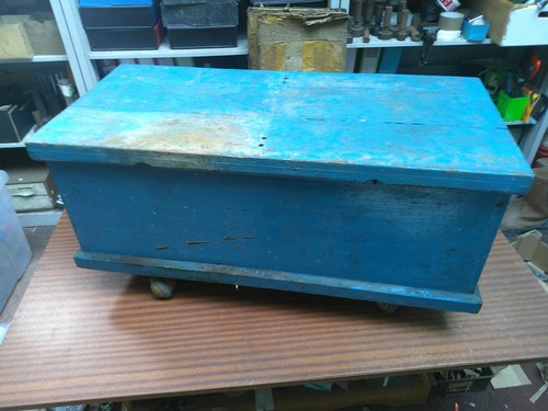 Vintage large wooden - -,