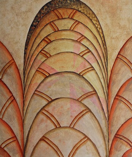 Abstract hill study acrylic - hill,