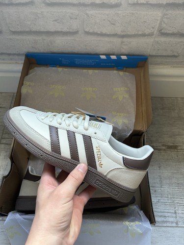Adidas white and brown - brown, spezial