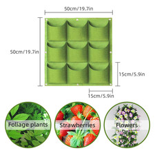 Pockets hanging planter - pockets,