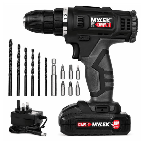 Mylek cordless drill 18v - cordless,