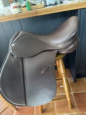 Ryder GP 17.5 Brown Leather GP Saddle Excellent Condition