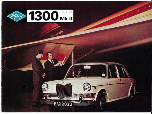 Riley 1300 mkii 1968 - mkii, 1968-1969