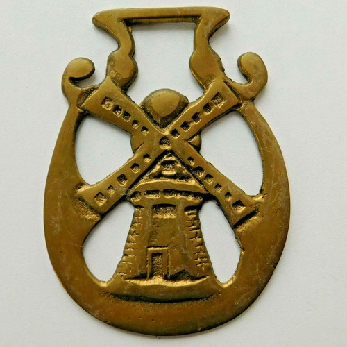 Windmill horse brass - , vintage