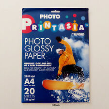Ilford Printasia By Ilford Photo Glossy Paper 16 Sheets 238 gsm BRAND NEW