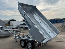 Dump Trailer Tipping Trailer Heavy Duty  Plant Tipper 3500kg 10ft x 6ft Electric