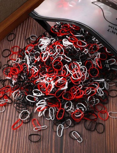 Mini hair elastics rubber - hair,