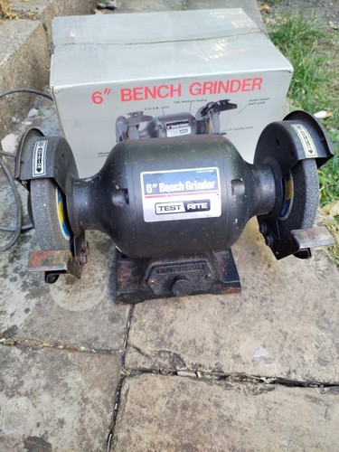 Test rite bench grinder - rite, 6"