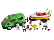 Playmobil Family Car Boat
