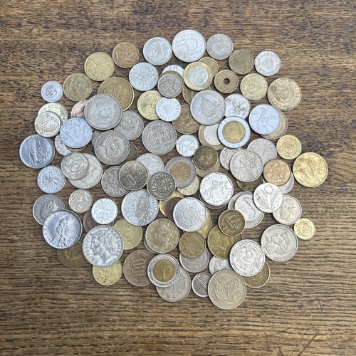 100 different world coins - 100,