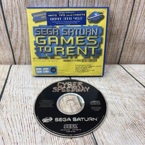 Cyber speedway sega saturn - cyber,