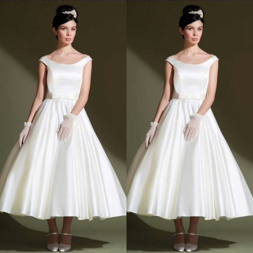 Satin wedding dresses off - wedding,