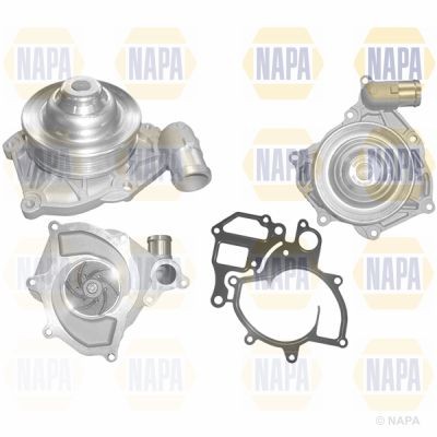 Napa water pump for porsche - water,