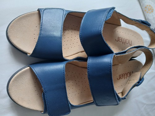 Hotter easy navy blue sandals - navy,