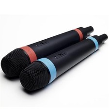 Singstar Wireless Microphones (Pair) + USB Receiver PS3 Video Game Accessories