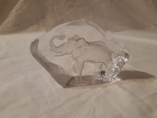 Mats Jonasson Elephant Etched