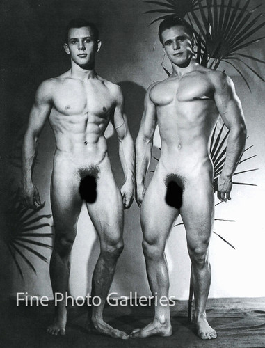 1948 80s vintage male nude - vintage, by
