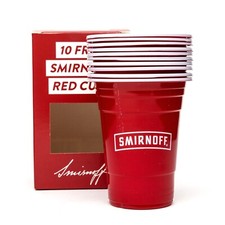 Smirnoff Reusable Plastic Cups