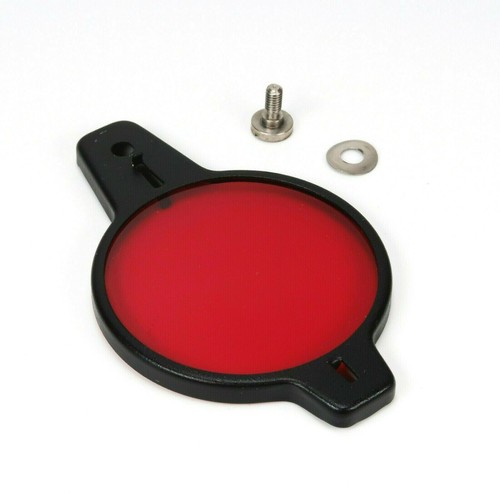 Meopta red safety filter - red, b&w