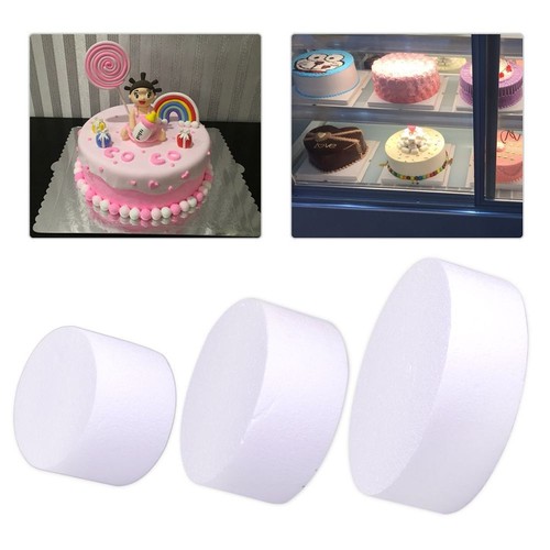 1pc round foam cake modelling - 1pc,