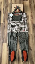 Simms Riffle Stockingfoot Fishing Waders | Men’s XL | Camo | NEW! | Fast Ship