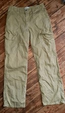 Zara Cargo Trousers Unisex Euro 40 size 30 waist Green Biege Colour