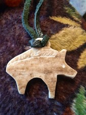 Wild boar talisman necklace - wild,
