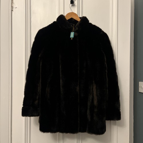 Vintage faux fur - faux, /