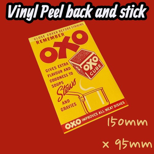 Oxo cubes old classic advert - cubes,