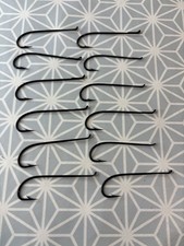 Vintage New Low Water Salmon Forged Loop Eye Fly Hooks-Size 5/0- Bag Of 12 -50mm