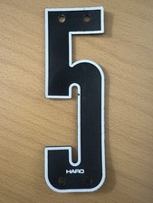 HARO TECH DIGITAL DISPLAY PANEL NUMBER 5 OLD SCHOOL BMX PLATE FLO PUSH PIN