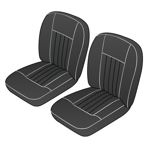 Mgb front seat covers - seat,