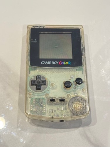 Nintendo game boy color clear - game,