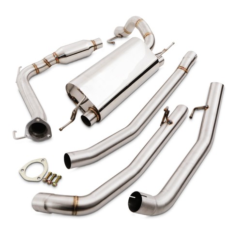 Stainless cat back dual exit - cat,