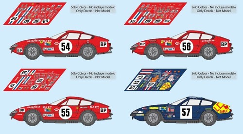 Decals ferrari 365 gtb - decals,