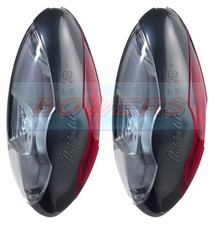 2 x RUBBOLITE 12V 24V WHITE